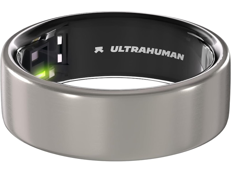 Ultrahuman Ring Air Smart Ring Str. 8 (raw titanium) Smart ring