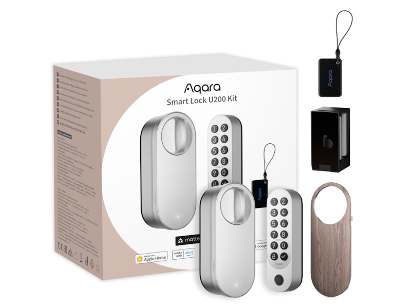 Aqara Smart Lock U200 Sæt (silver) Elektroniske dørlåse