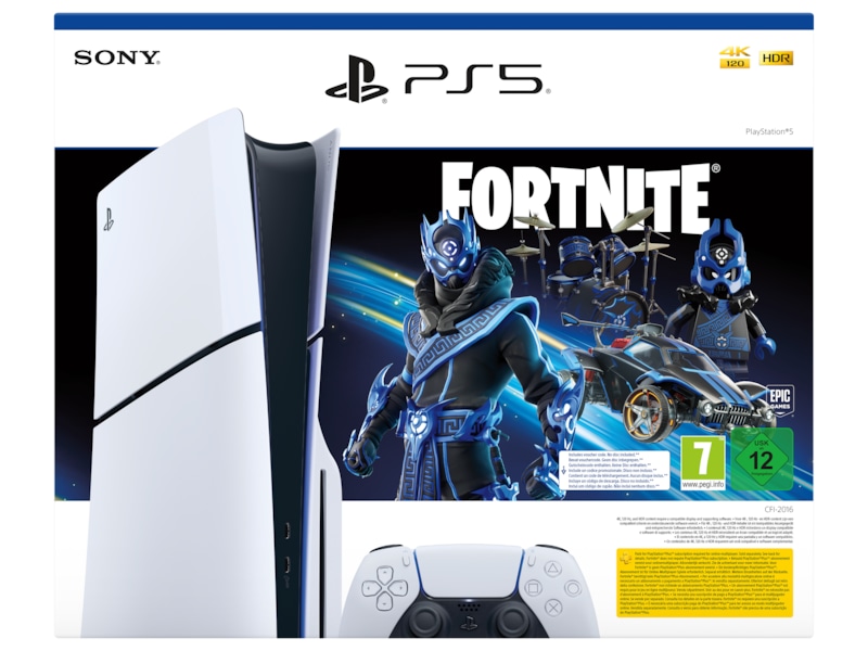 PlayStation 5 Slim Fortnite Cobalt Star-pakke PlayStation