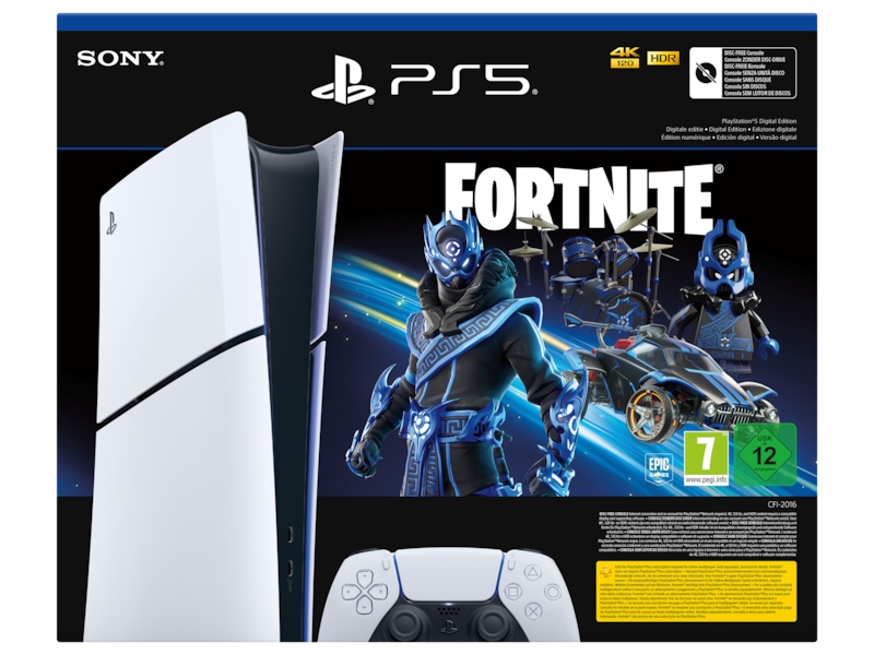 PlayStation 5 Digital Slim Fortnite Cobalt Star-pakke PlayStation