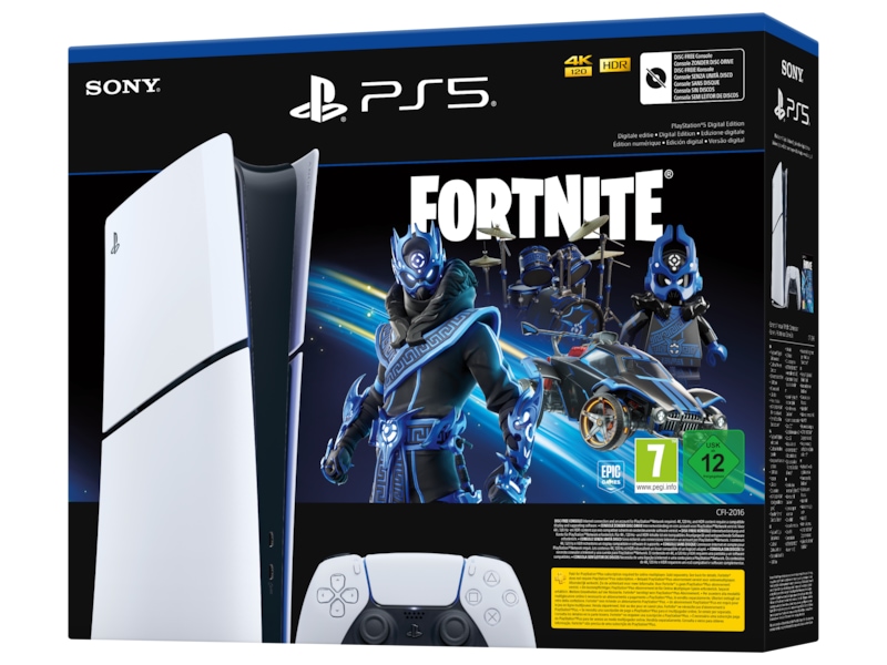 PlayStation 5 Digital Slim Fortnite Cobalt Star-pakke PlayStation