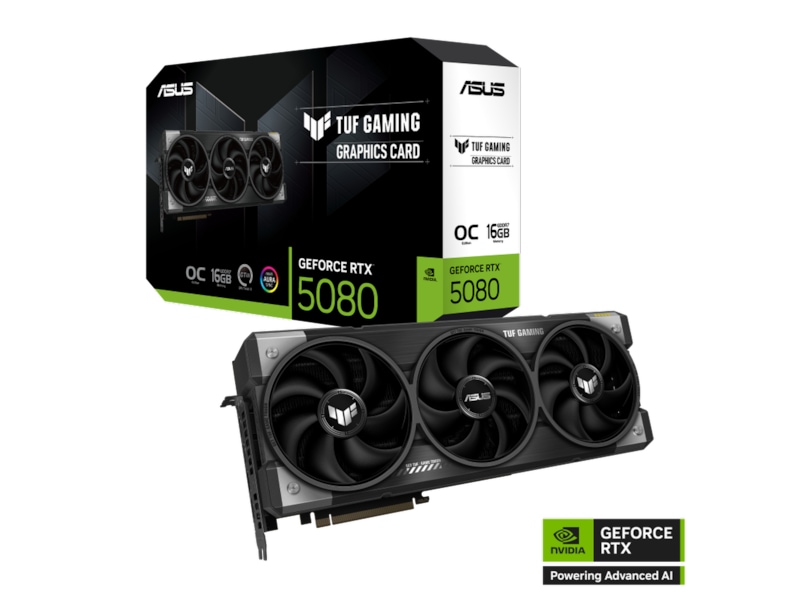 Asus TUF Gaming GeForce RTX 5080 OC Grafikkort