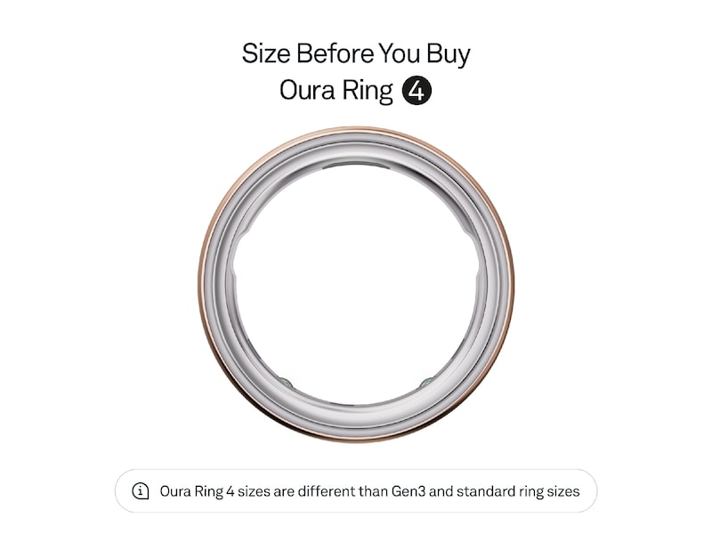 Oura Ring 4 Smart Ring str. 4 (roseguld) Smart ring