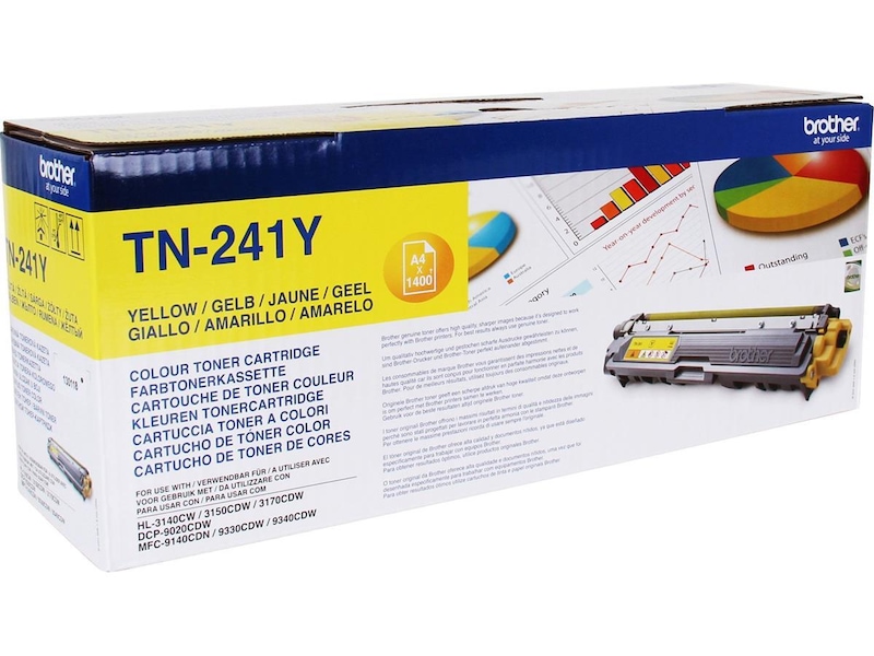 Brother Toner TN241Y Gul Laser Toner