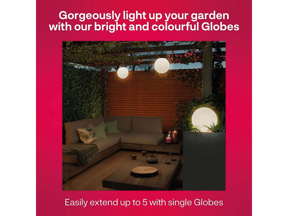 Innr smart udendørs globe farve 3 pack - fungerer med Philips Hue LED-pærer & elpærer