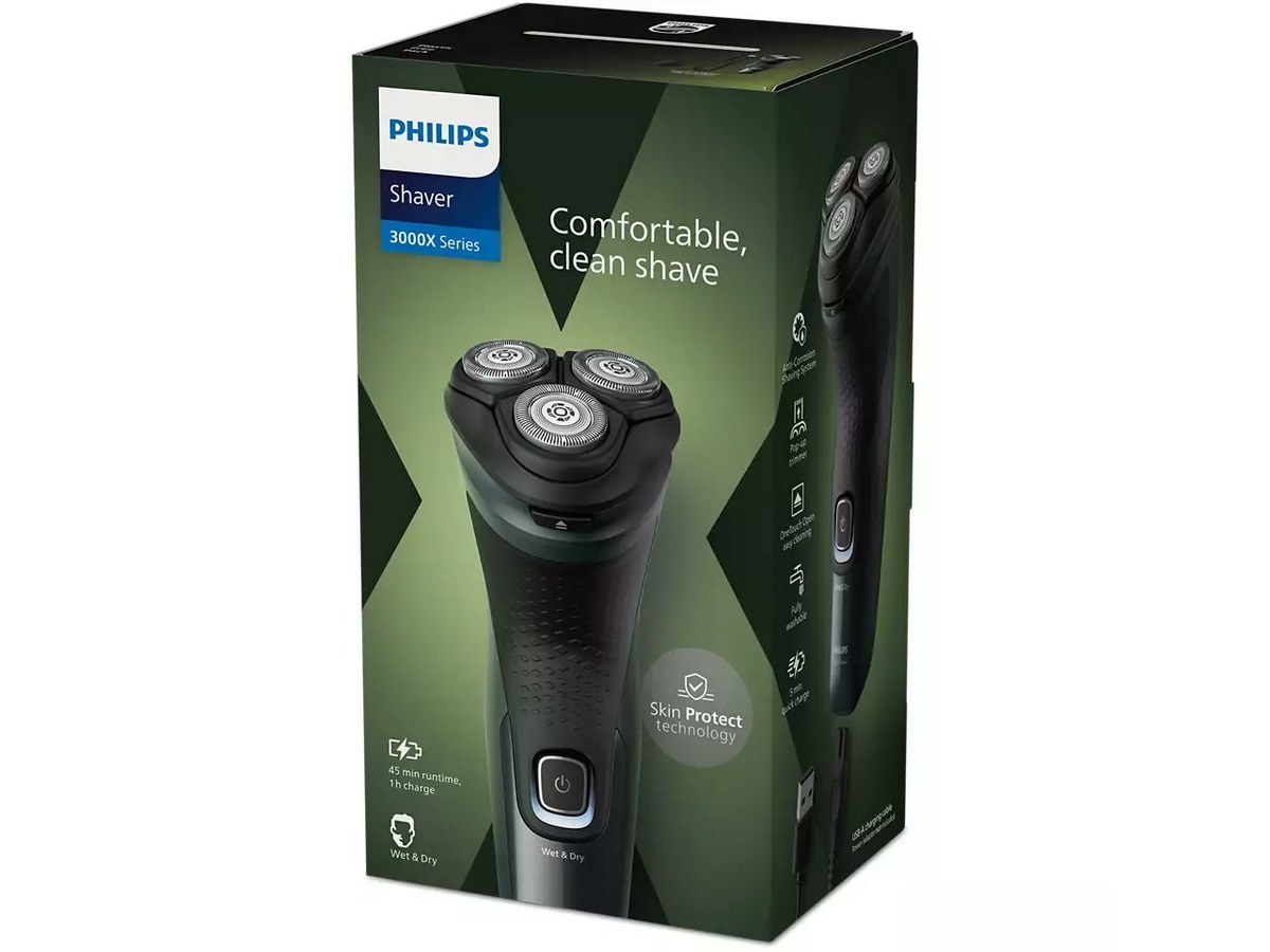 Philips Shaver X3052/00 Elektrisk barbermaskine til våd og tør brug Barbermaskine