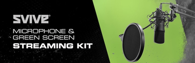 Svive Mic & Green Screen Streaming Kit