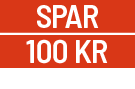 spar 100 kr