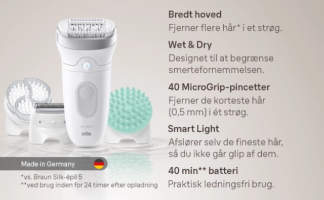 Braun Silk-épil 7 SkinSpa SE7-081 Epilator